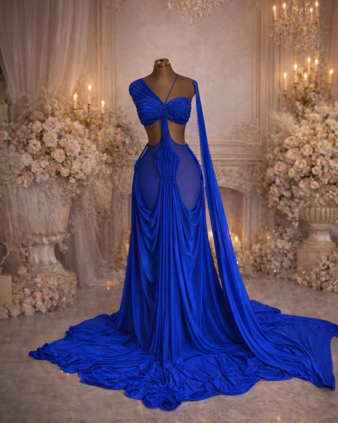 The Reverie Royality Blue Gown