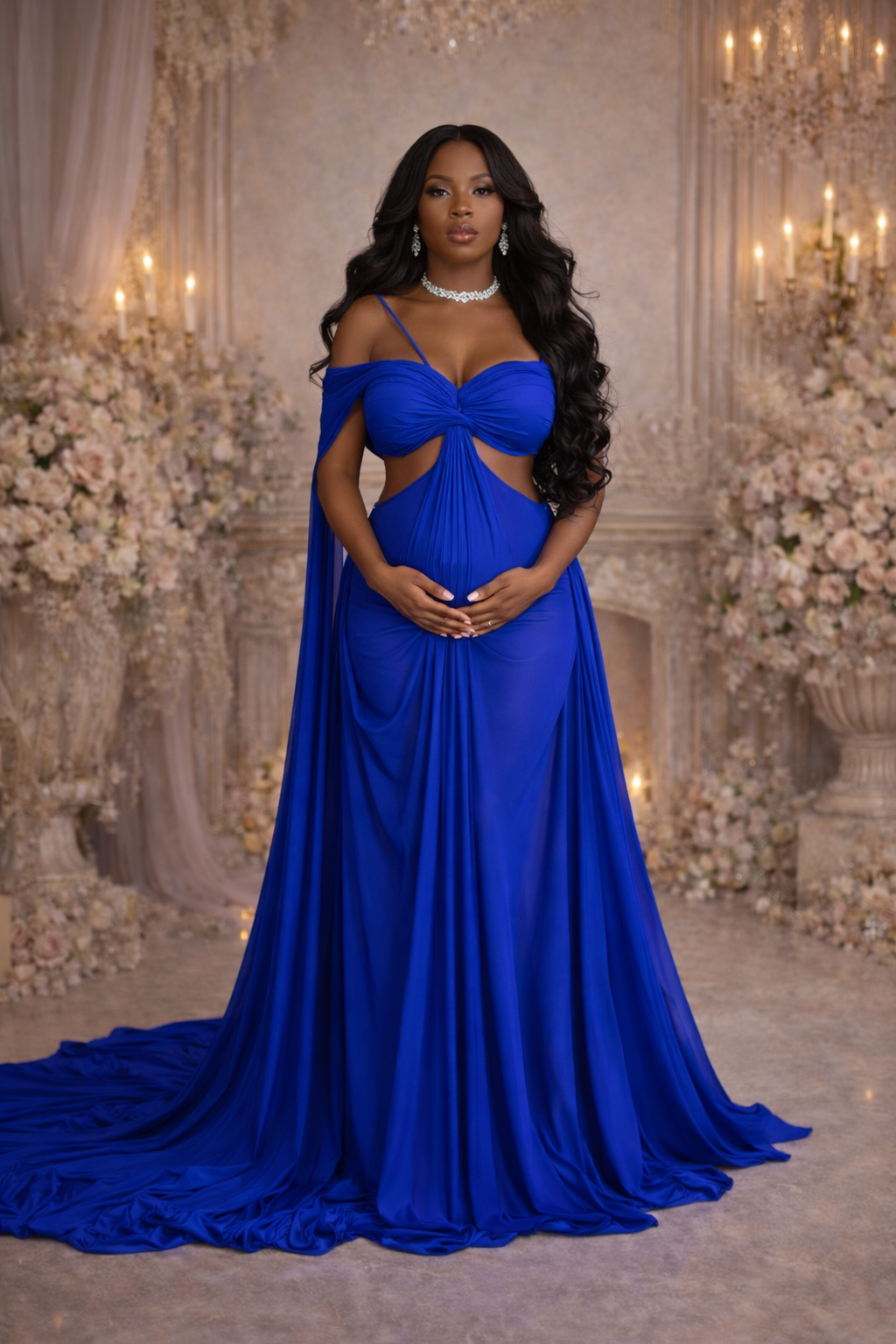 The Reverie Royality Blue Gown